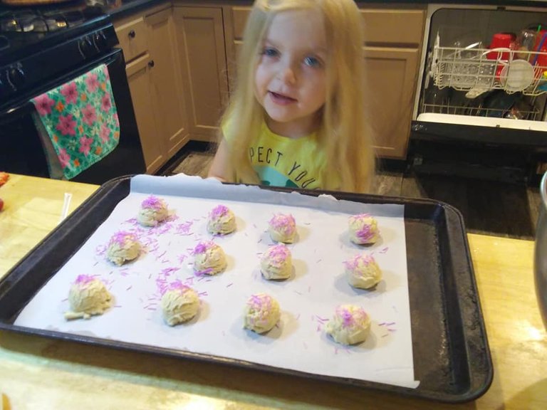 sugar cookies sophie batch 1 sprinkled purple excuse dishwasher.jpg