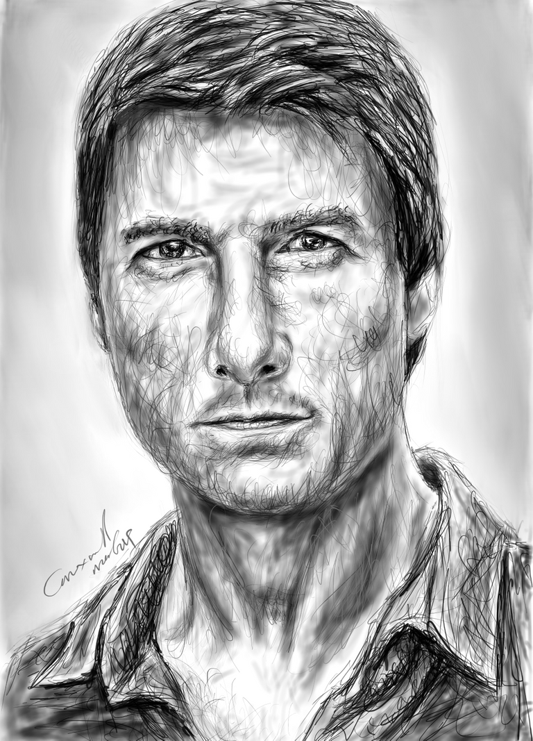 Tom Cruise Drawing Sketch - Drawing Skill