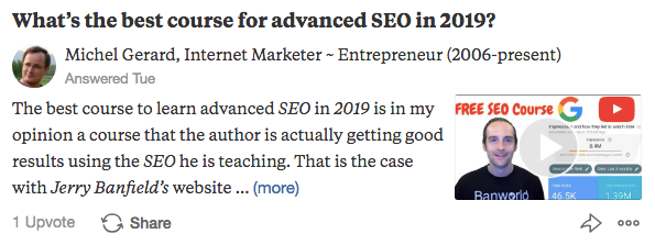 What's the best course for advanced SEO in 2019?