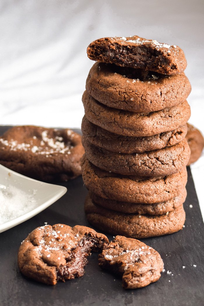 Salted Truffle Stuffed Chocolate Brownie Cookies-3.jpg