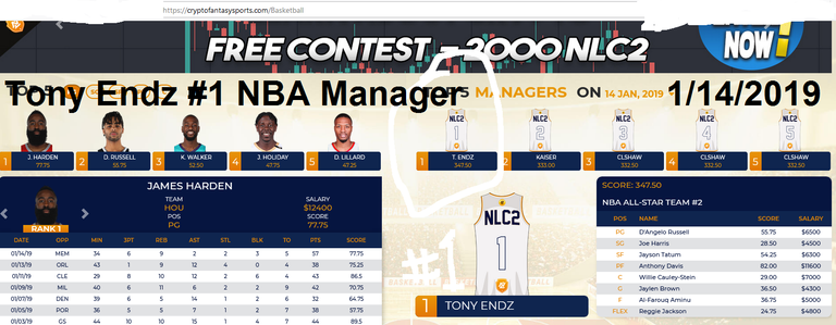 Tony Endz #1 NBA Manager 1 14 2019.png