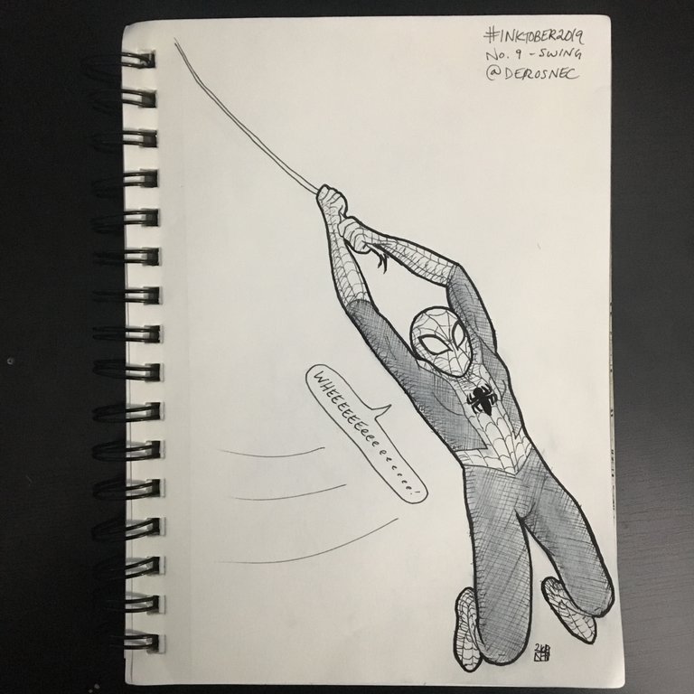 Inktober 2019! No. 9 - Swing