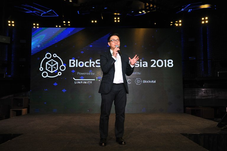 LINFINITY CEO Anndy Lian at BlockSpace Asia 2018.JPG