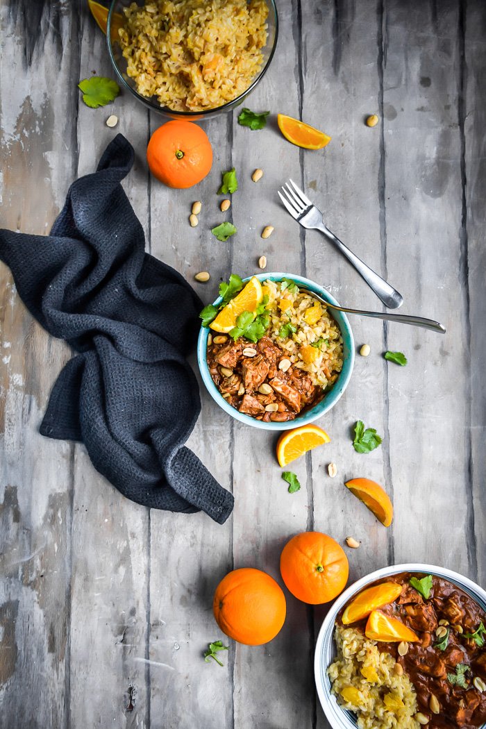 Cocoa Peanut Mole Jackfruit & Cilantro Orange Rice (Vegan+GF)-5.jpg