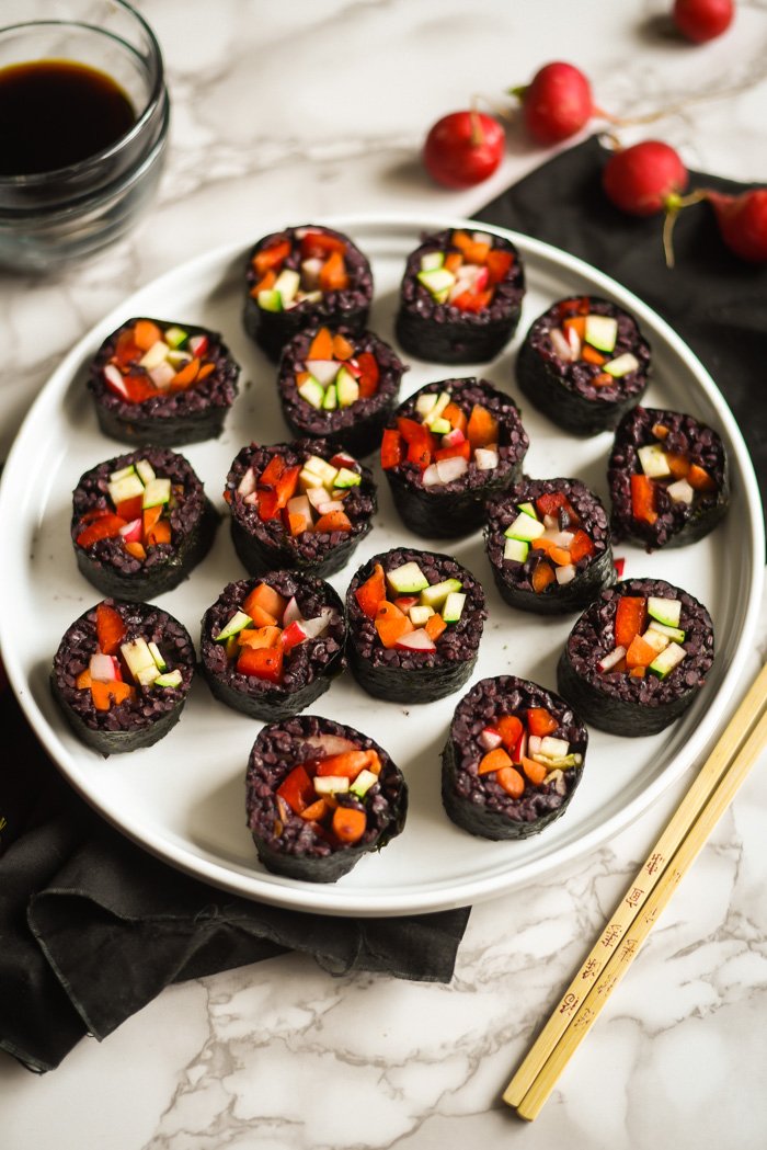 Black Rice Vegetabe Sushi Rolls (Vegan+GF)-1.jpg