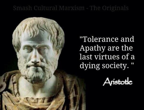 aristotle, apathy and tolerance last virtues of dying society.jpg