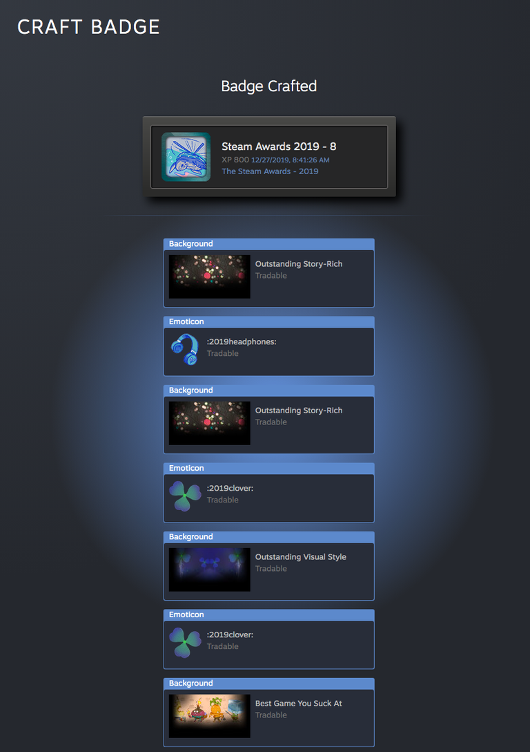 The Steam Awards - 2019 Badge Crafted - 4 to 8 - 1.png