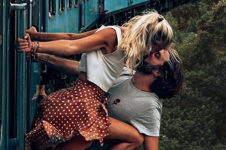 Instagram couple reply to backlash over their 'dangerous' train kiss picture.jpg