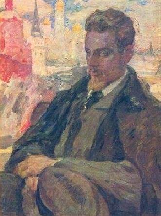 Rainer Maria Rilke in Moscow by Leonid Pasternak (1928).jpg