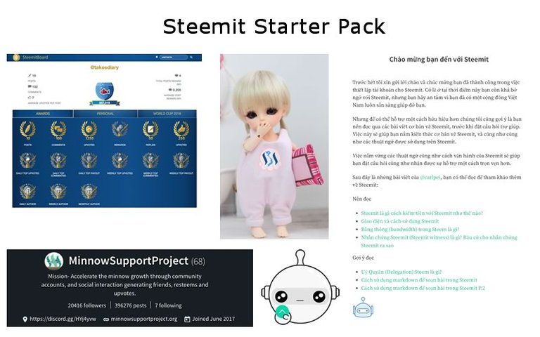 Tako's Diary - Steemit Starter Pack Steemitboard MinnowSupport Carlpei teamvn takosdiary