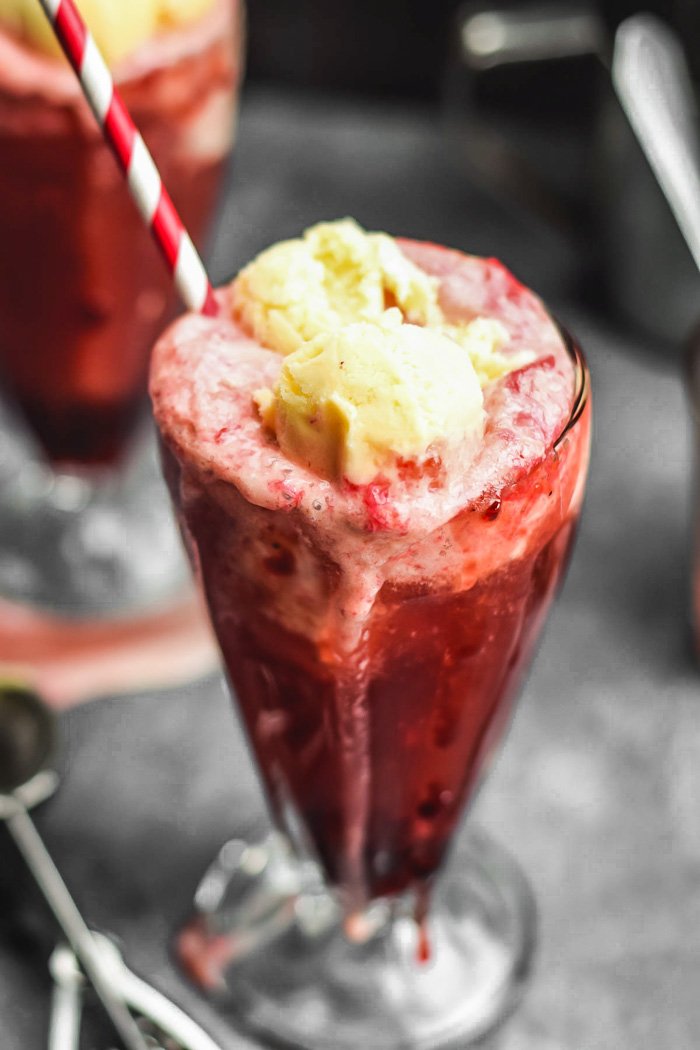 Cherry Vanilla Bean Soda Ice Cream Floats (Vegan+GF)-0417.jpg