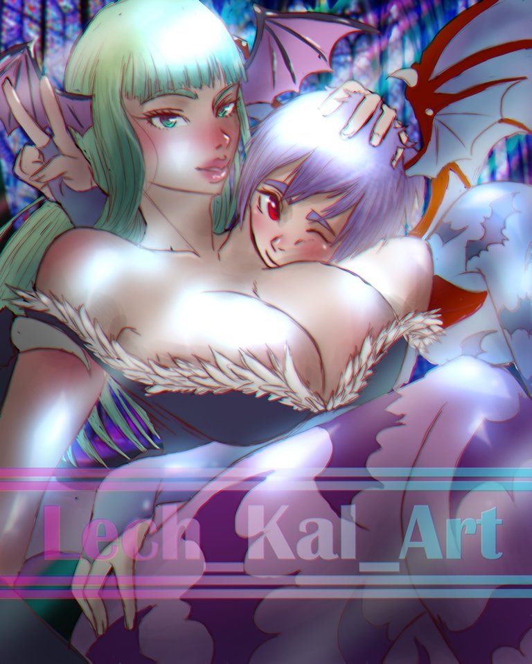 morrigan y lilith terminadas.jpg