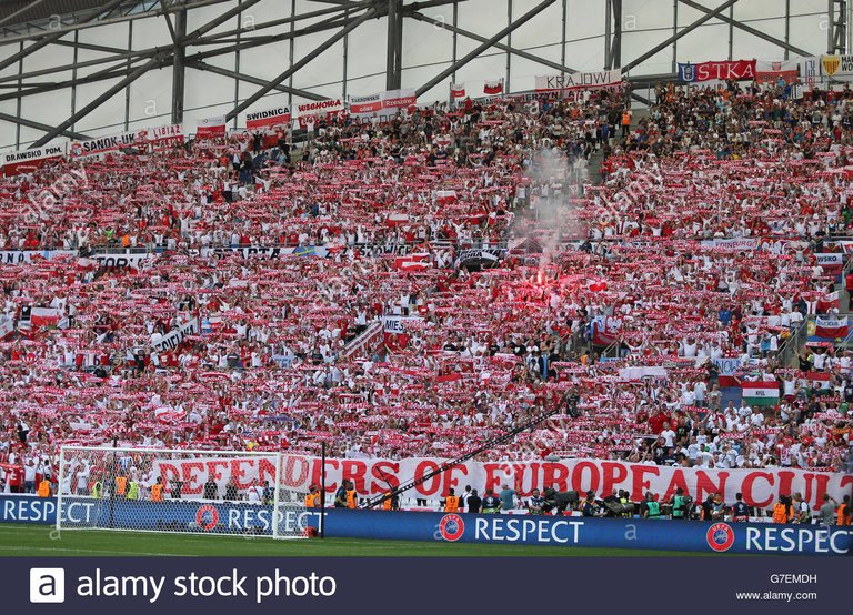 polish-fans-show-their-support-during-the-uefa-euro-2016-game-ukraine-G7EMDH.jpg