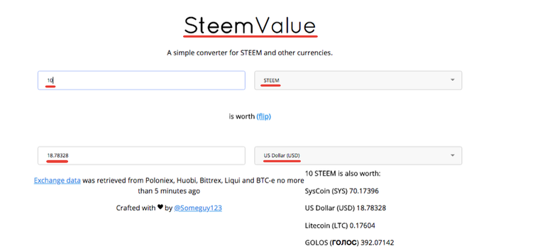 Easily Convert Steem into Other Currencies!