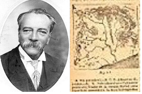1893 Schulz y mapa.png