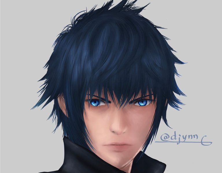 Learning Semi Realistic Drawing Noctis セミリアル イラスト勉強中 ノクティス描きました Creativecoin