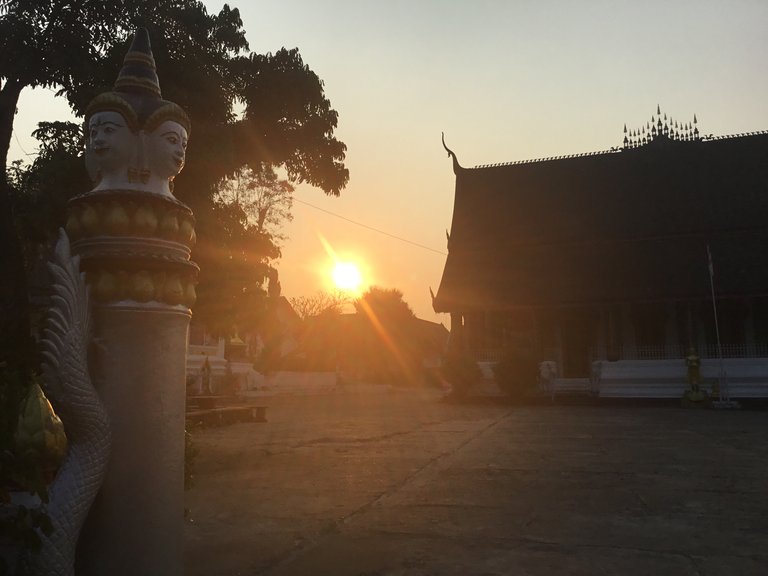 Mekong Sunrise in Luang Prabang, LAOS