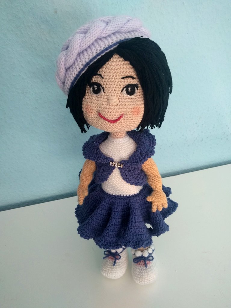 French Girl Amigurumi Doll esmanur