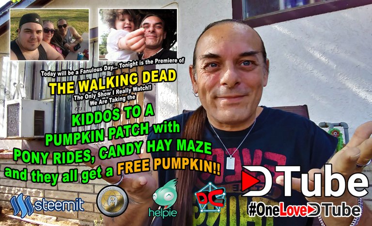 Tonight is the Season Premiere of The Walking Dead Yes - We are going to a Pumpkin Patch with the Kiddos and My Mom.jpg