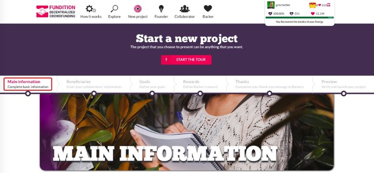 How to Create a Project on Fundition.io and Receive Donations!