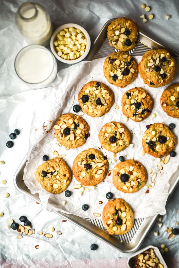 Blueberry White Chocolate Almond Oatmeal Cookies-1.jpg