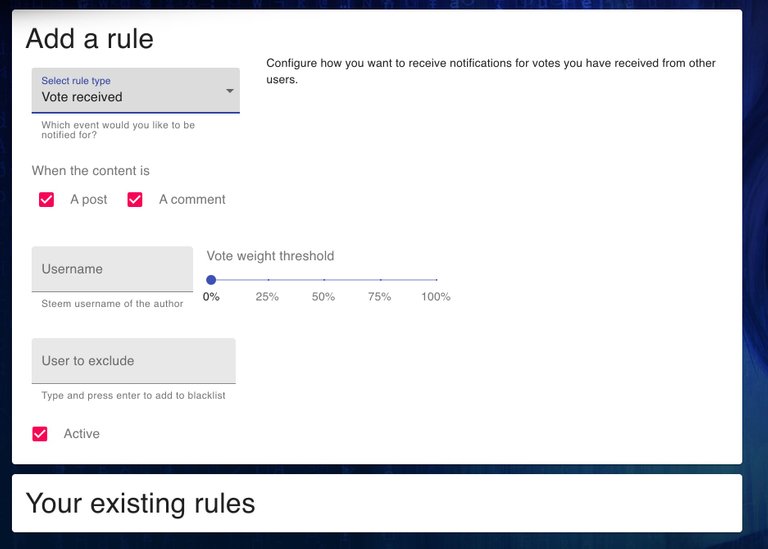 GINABot - vote issued rule