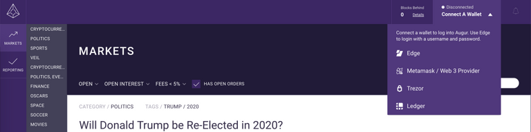 What is Augur Augur betting marketplace not connected.png