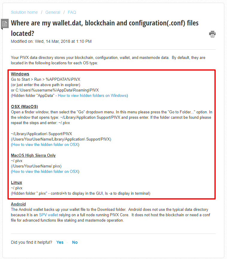 Where are my wallet dat  blockchain and configuration  conf  files located    Pivx.png