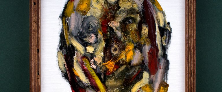 Passersby, A pretty face_25.5x39cm_Oil bar on Linen_2017_Detail_001.jpg