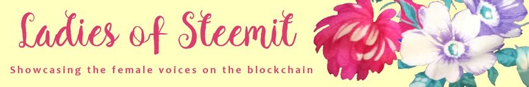 Ladies of Steemit yellow banner.jpeg