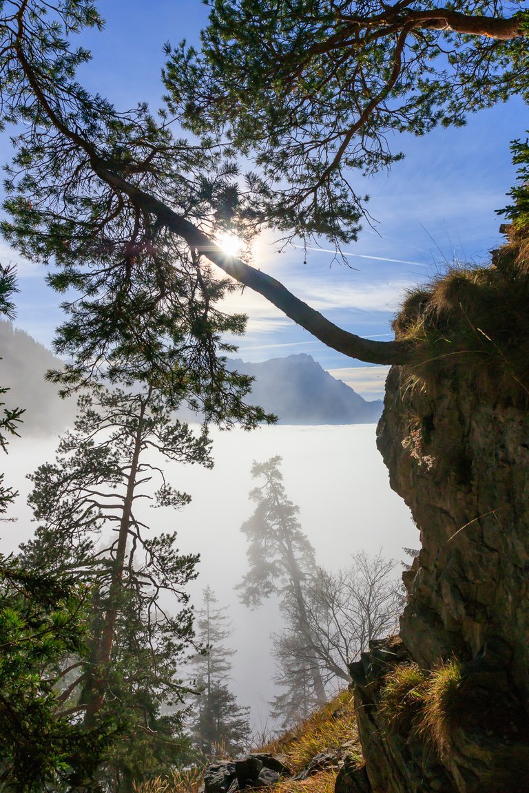 schönes schlechtes Wetter, mit Blick auf die Zugspitze.JPG