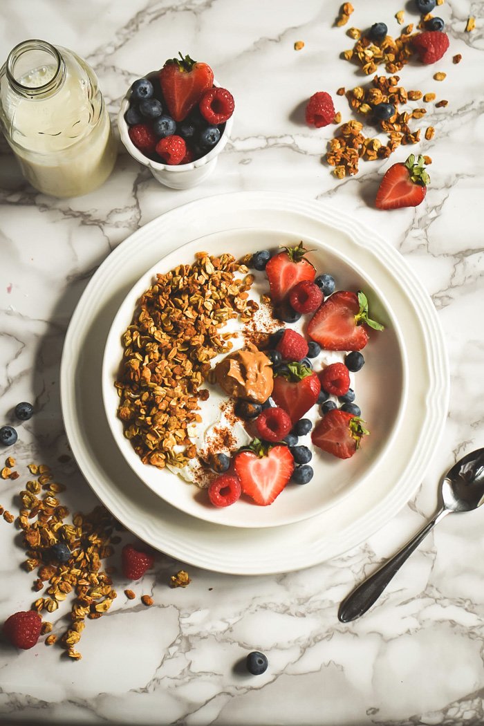 Basic Vanilla & Cinnamon Granola Clusters (Vegan+GF)-5.jpg