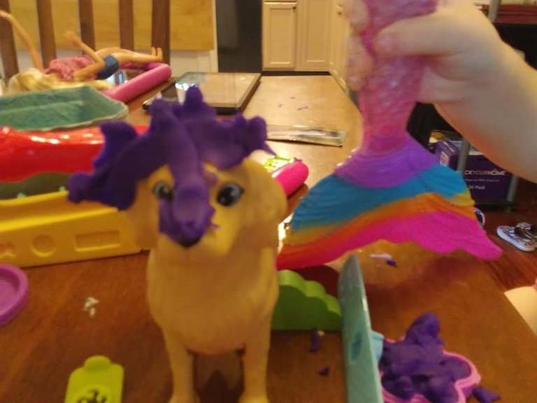 barbie art sculpting 3 dog headdress.jpg