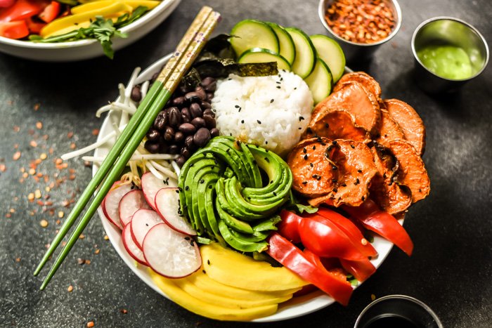 Deconstructed Veggie Roll Sushi Bowls (5).jpg