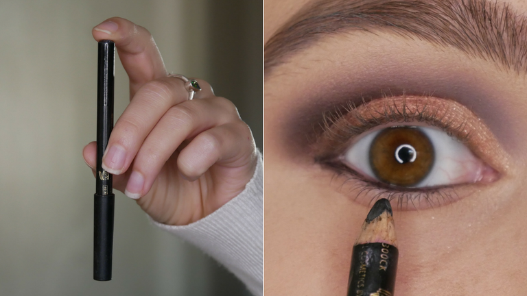 Creative Eye Makeup Tutorial Using Zoeva Rose Gold Palette. - black eyeliner- melissavandijkmakeuptutorials.png