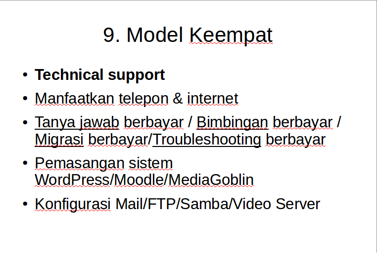 Komersialisasi Free Software itu SAH9