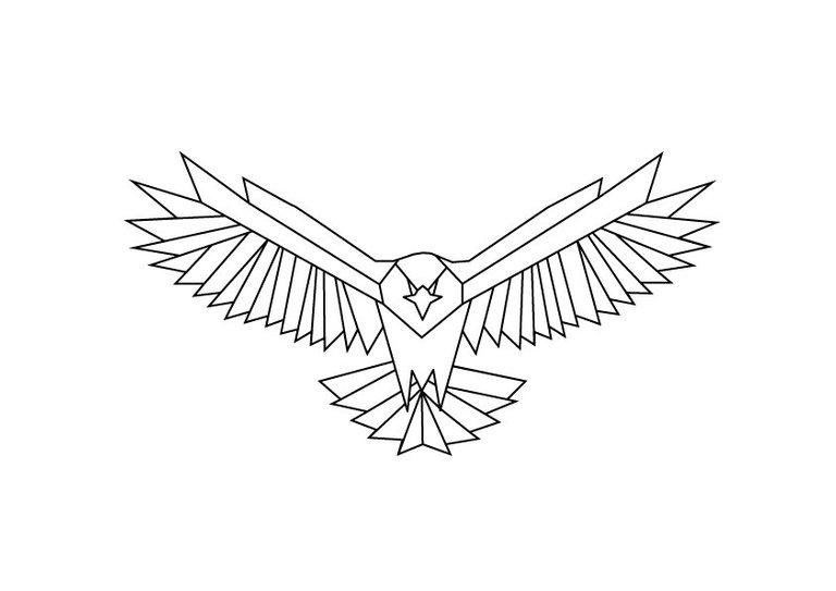 geometric eagle