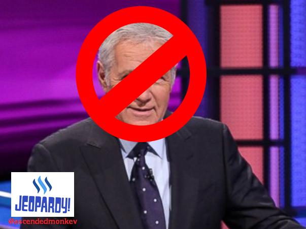 not alex-trebek with steemit jeopardy logo.png