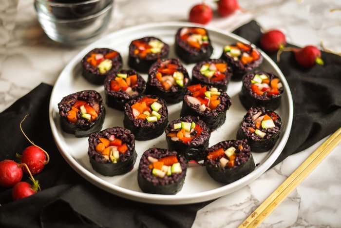 Black Rice Vegetabe Sushi Rolls (Vegan+GF)-4.jpg