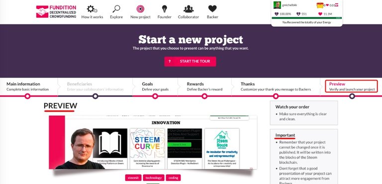How to Create a Project on Fundition.io and Receive Donations!