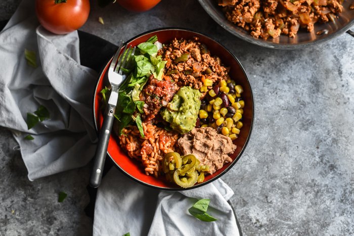 Chipotle Inspired Sofritas Burrito Bowls (Vegan)-4.jpg