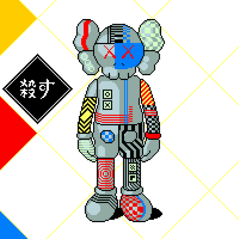 B K 100 BUNT ::: KAWS DOLL ::: BAUHAUS 100 BY TSUKI D SUREIYA ::: MARCH 2019.png