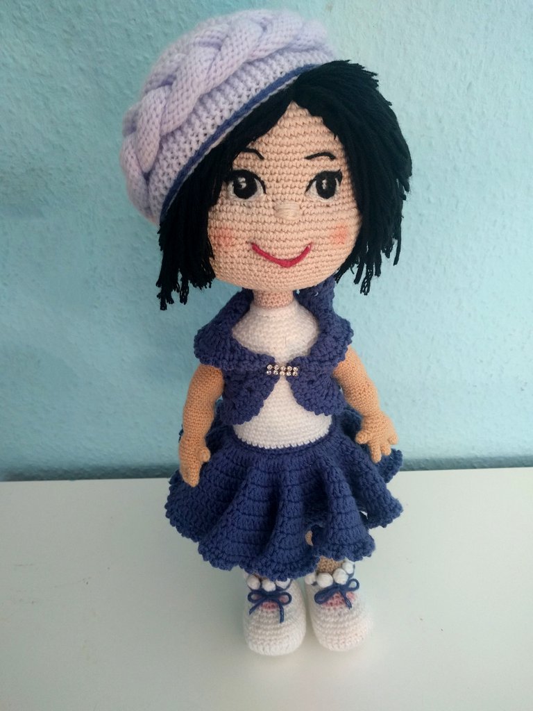 French Girl Amigurumi Doll esmanur