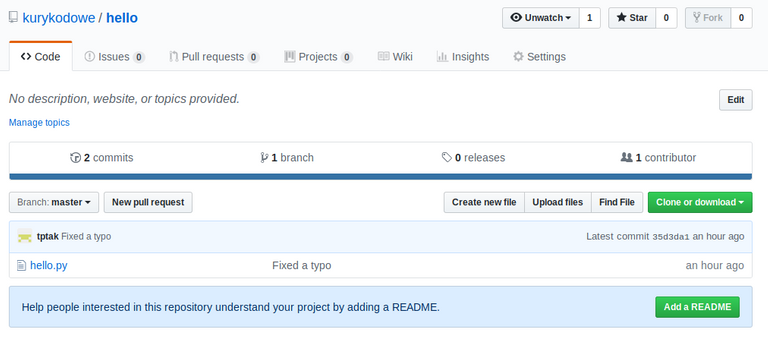 Screenshot from github repository