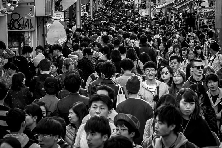 Japan Tokyo street crowd bw.jpg