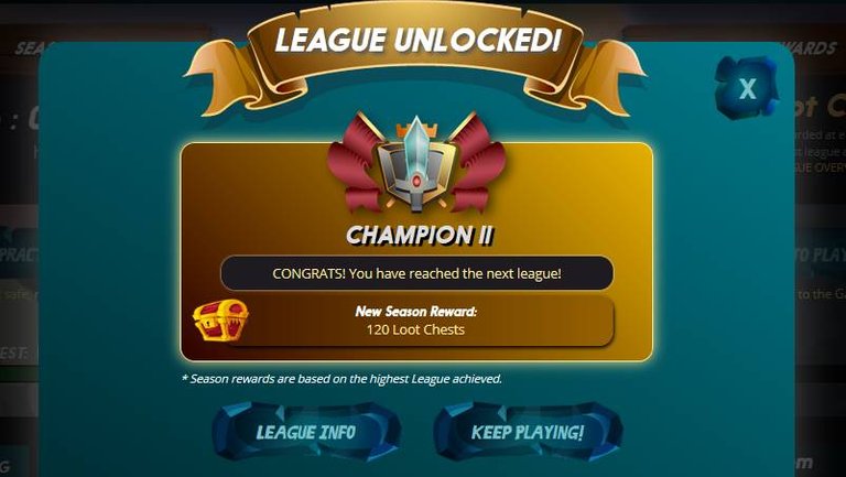 Day 129 Champion II League Reached.jpg