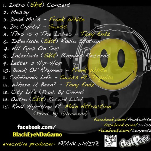 Frank White & Tony Endz & Swiss - Black Eye N Da Game MIXTAPE COVER BACK.jpg