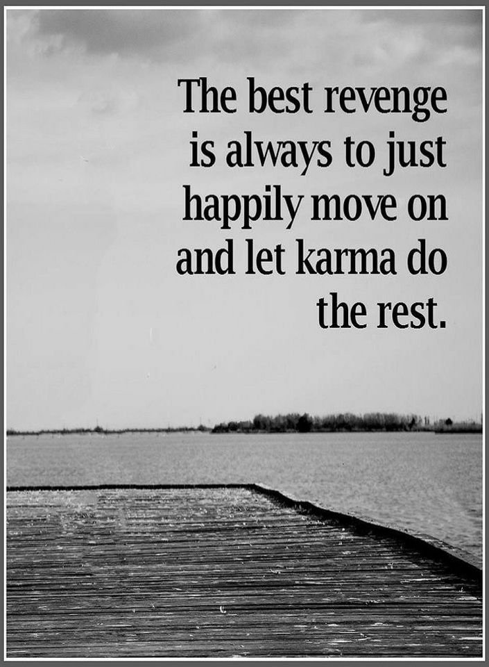 Karma Quotes The best revenge is always to just happily move on and let karma do the rest..jpg