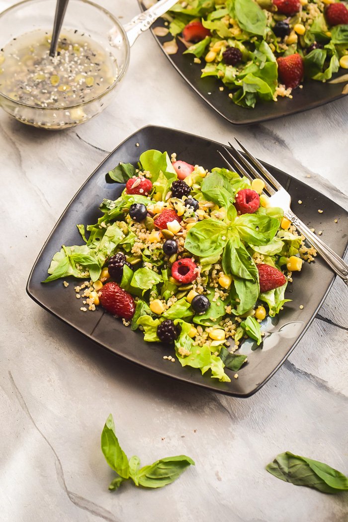 Summer Berry, Sweet Corn, & Basil Quinoa Salad + Seedy Vinaigrette (Vegan+GF)-0074.jpg