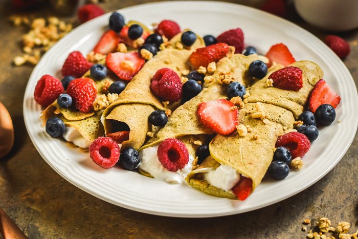 Vanilla Oat Flour Protein Crepes + Berries (Vegan) (5).jpg